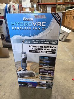 Shark
HydroVac Pro XL 3-in-1 Bagless Cordless Stick Vacuum, Mop, and Self-Clean System for Hard Floors and Area Rugs