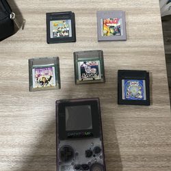Game Boy Color With 5 Games 