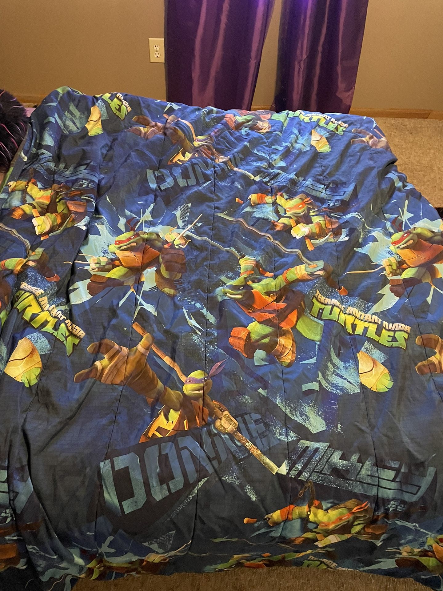 Teenage Mutant Ninja Turtles Twin/full Comforter