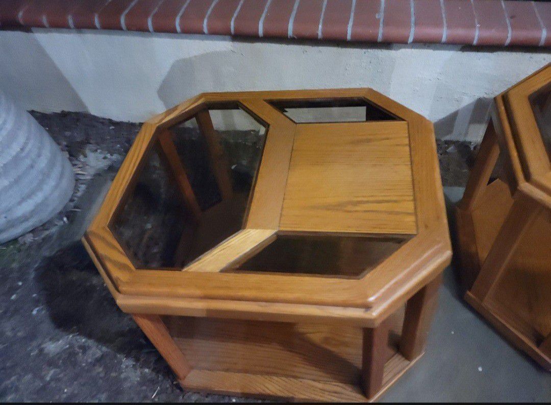 2 Side Table Or Can Be Use As A Coffee Table  28 1/2" X26" X 20" High