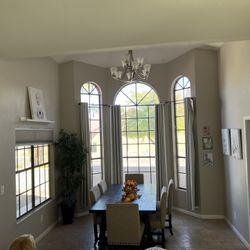 “Solid Wood Dining Table – Seats 6 – Great Refinishing Project”