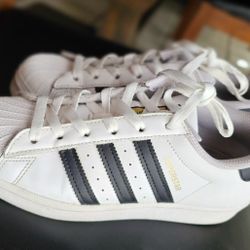 Adidas Superstars Youth Size 4.5