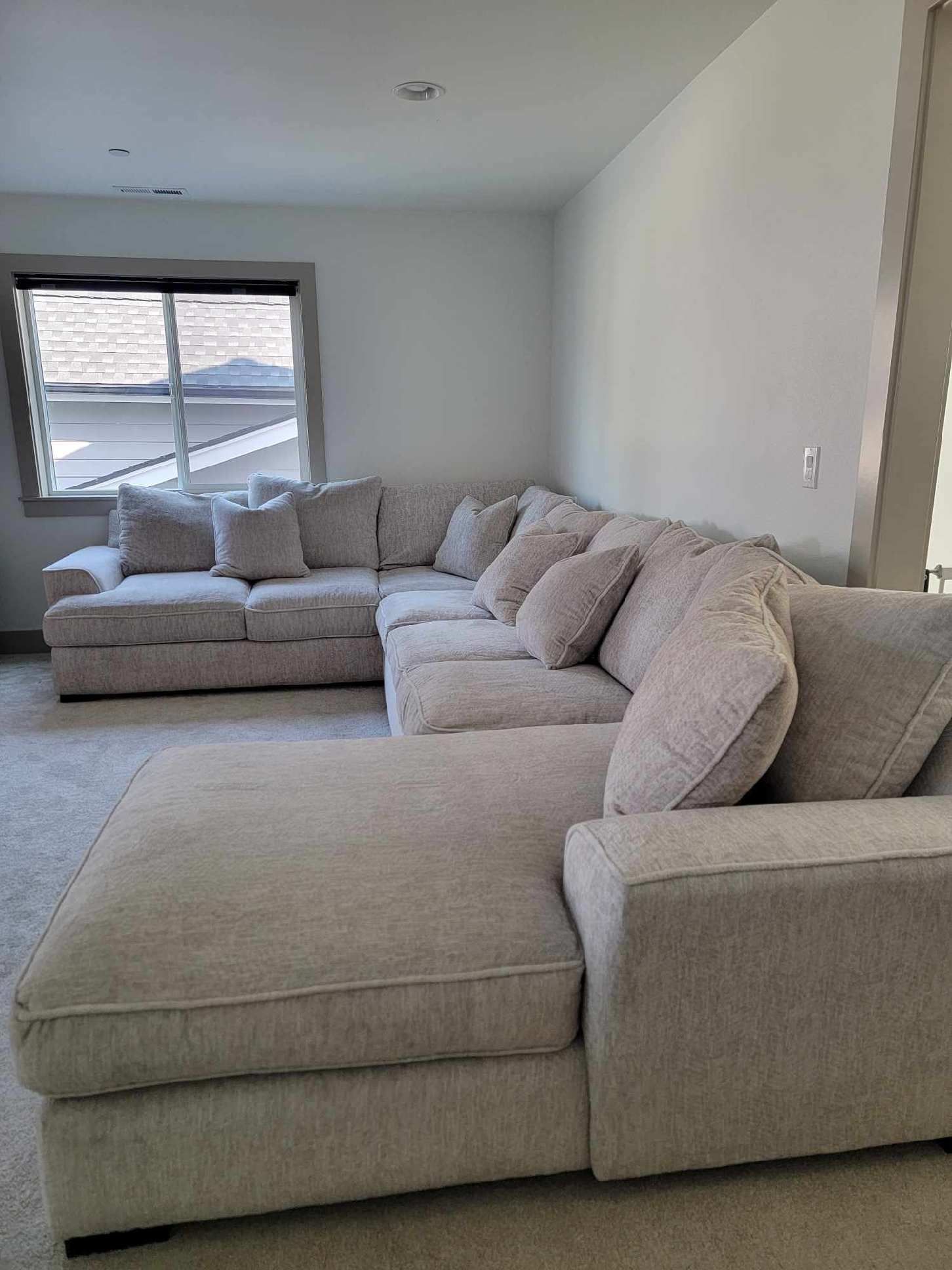 XL Comfy Goose Down Sectional