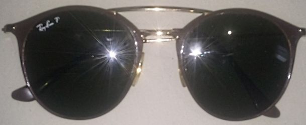 RayBans Black & Gold 