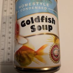 Novelty Goldfish Soup Gag Gift