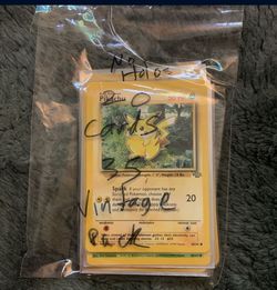 Vintage Pokémon Cards 