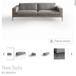 Low Profile Neo Style 2 Seat Sofa