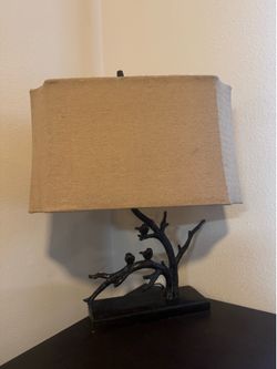 Antique Bird Lamp