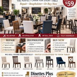 🪑 CHAIRS STARTING @ $59! 🪑