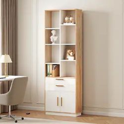 73” Tall Bookcase with 8 Storage Cubes