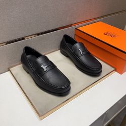 Hermes Men’s Leather Shoes With Box 2026 New 