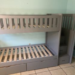Bunk Bed With Drawers 