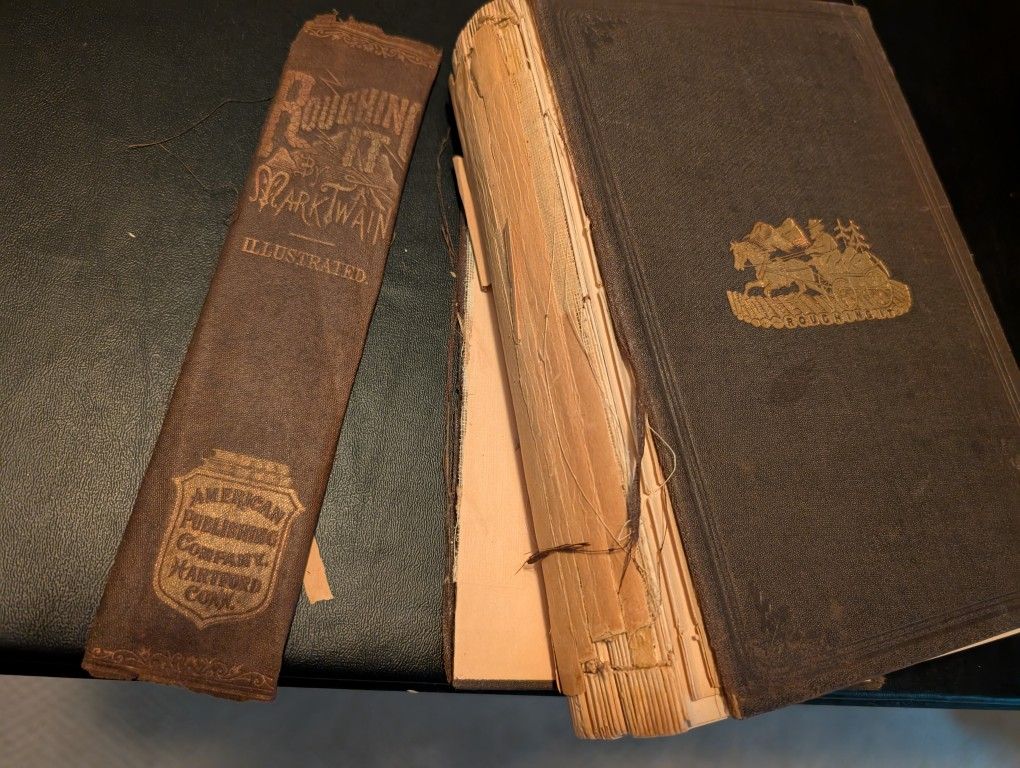 Antique Book - Mark Twain Roughing It