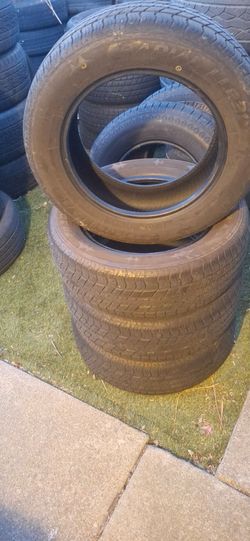 Set of 4 used Tires good conditions.. 215/60/16.