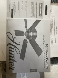 #2- Hunter Ceiling Fan’s  