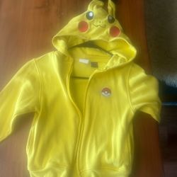 Pokemon Zip Up  Pikachu 