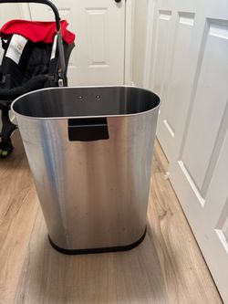 Stainless Steel Trash Can No Lid
