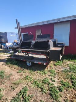 Barbecue trailer