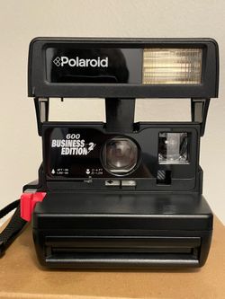 Mint Condition Vintage Polaroid Business Edition 2 Camera with box, booklet and case