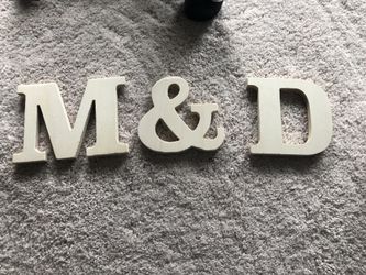 Monogram Wood Letters