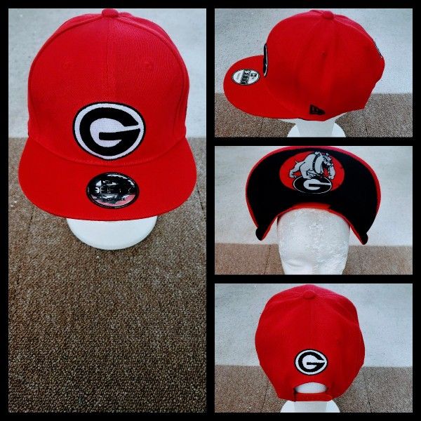GEORGIA BULLDOGS NCAA COLLEGE SNAPBACK HAT.