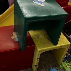 Children’s Factory Set Of 3 School Chairs 