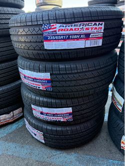 Vendo 235/65/sr17 las 4 llantas nuevas American por $370
