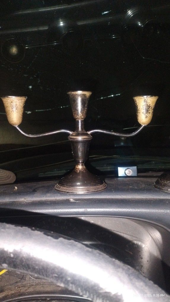 Pair Of Antique Candlebras