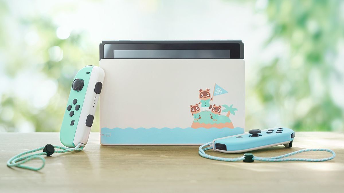 Nintendo Switch Animal Crossing Edition (2)Games Accessories