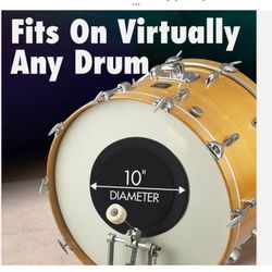 Kick Drum Mute Pads for Silent Bass Drum - 2 Pack - Mute Pad for Quiet Practice 10” Diameter. $12.00 SOUTH GATE pick Up