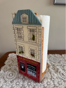 Vintage French Bistro Paper Towel Holder