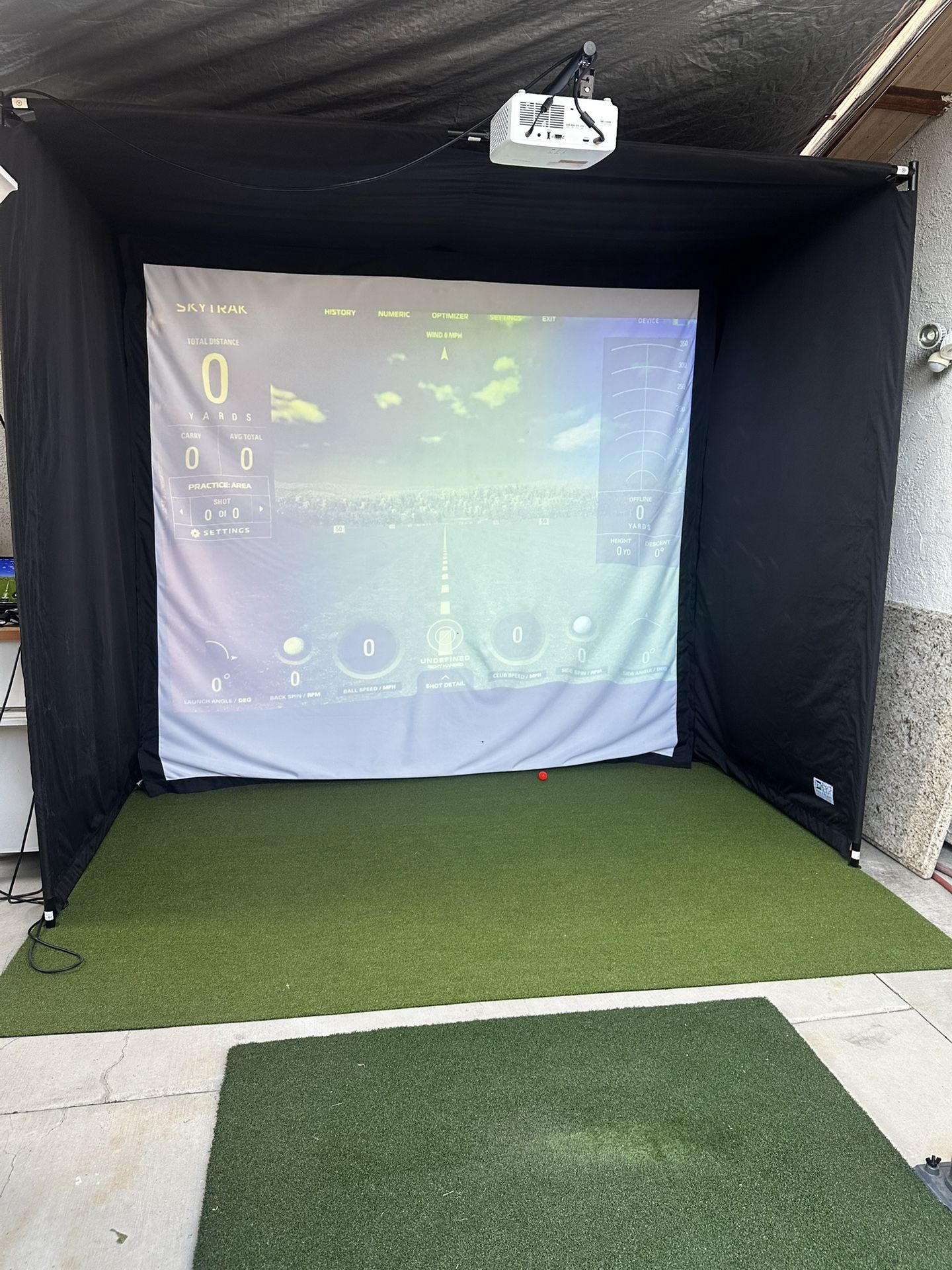 Skytrak Golf Simulator