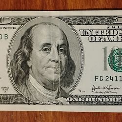 USA America 2003 vintage style $100 Dollars bill banknote currency
