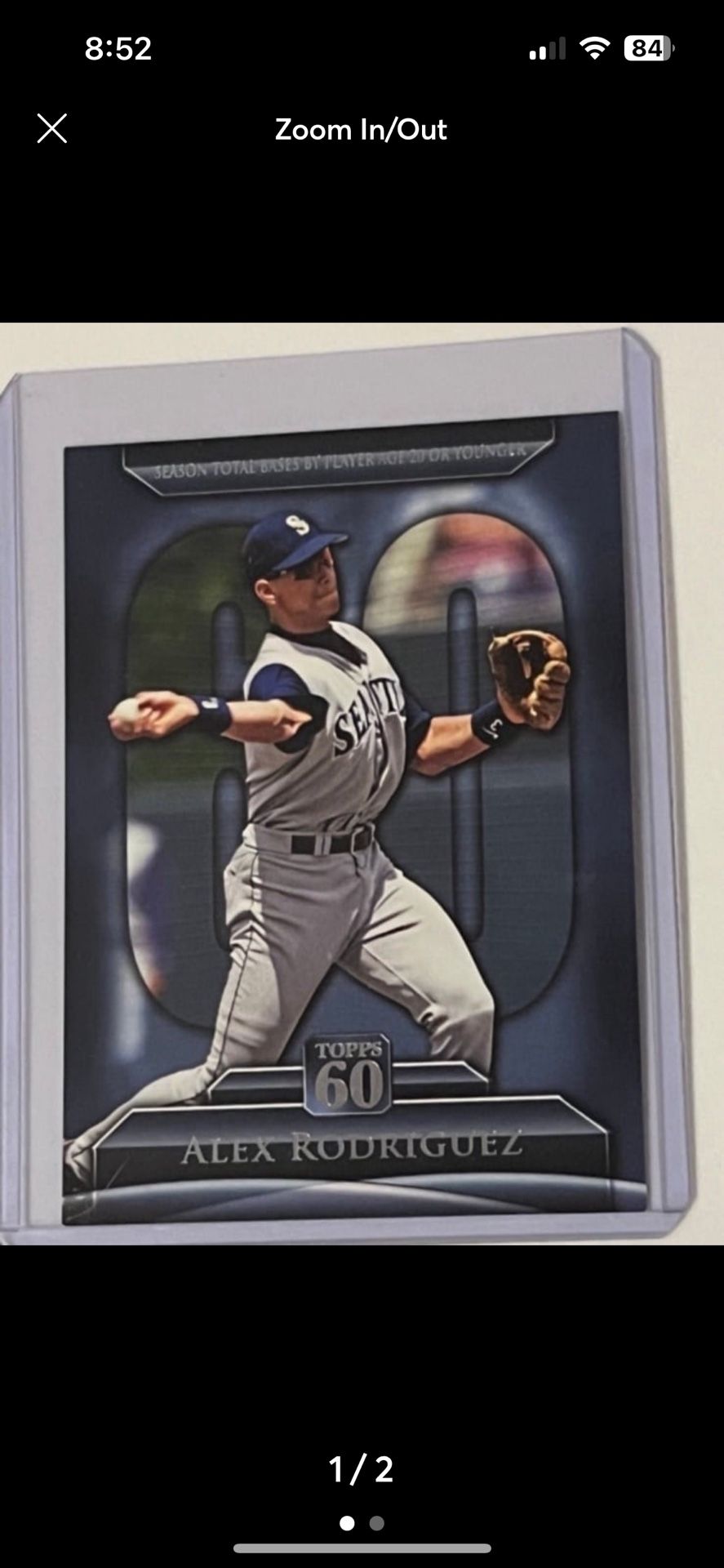 2011 Topps 60 #T60-103 Alex Rodriguez Seattle Mariners