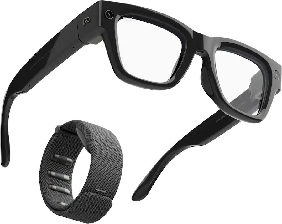 Meta Display Glasses - Black - Standard -  Band Size 1