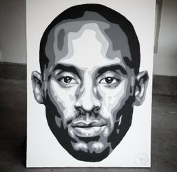 Custom Kobe painting done by me !! 30x40inch $300 obo