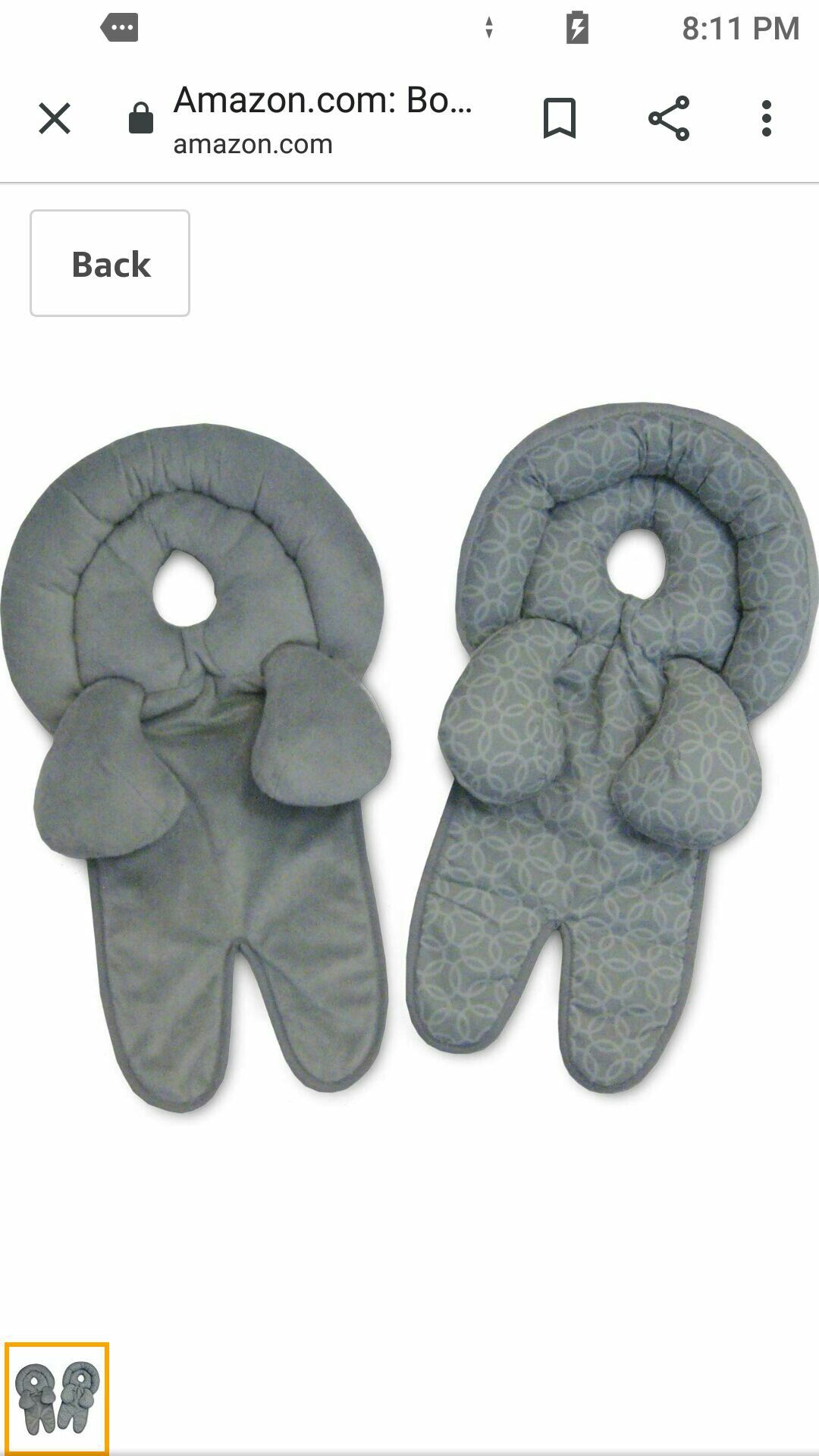 Boppy infant & toddler head and neck support pillow!!