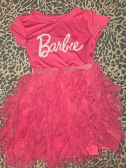 Size 5t pink Barbie dress