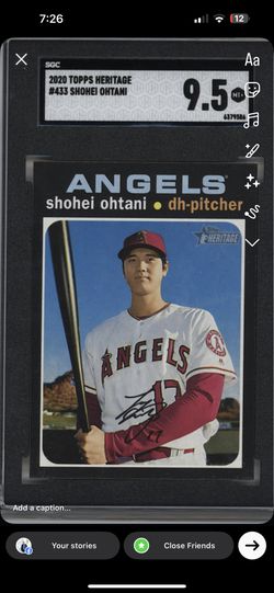 2020 Topps heritage Ohtani SGC 9.5! 