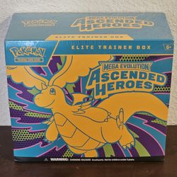 Pokemon Mega Evolution: Ascended Heroes Elite Trainer Box ETB