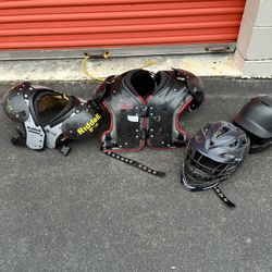 Sports Helmets And Shoulder Pads
