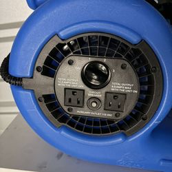 3 Speed Blower Fan Carpet Drying With 2 Extension Outlets