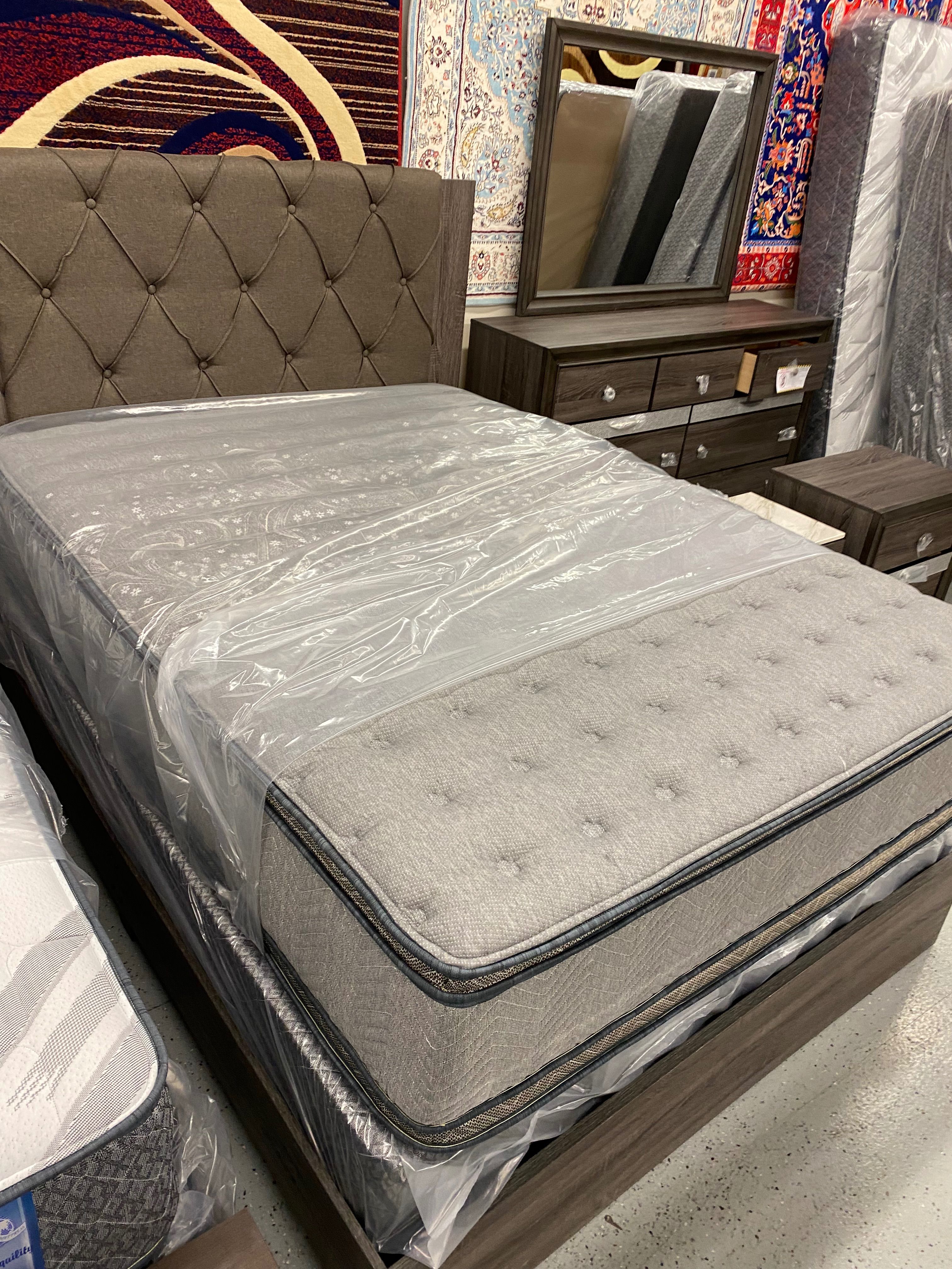 furniture mattress bed frame box spring twin full queen king
