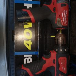 Milwaukee 1/4" Impact Driver & Milwaukee 3/8" Drill-Driver