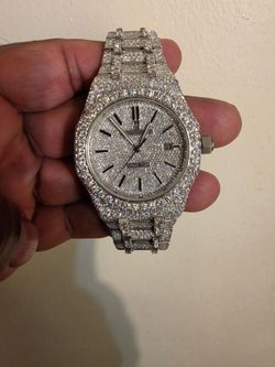 Ap bustdown watch Vvs diamonds