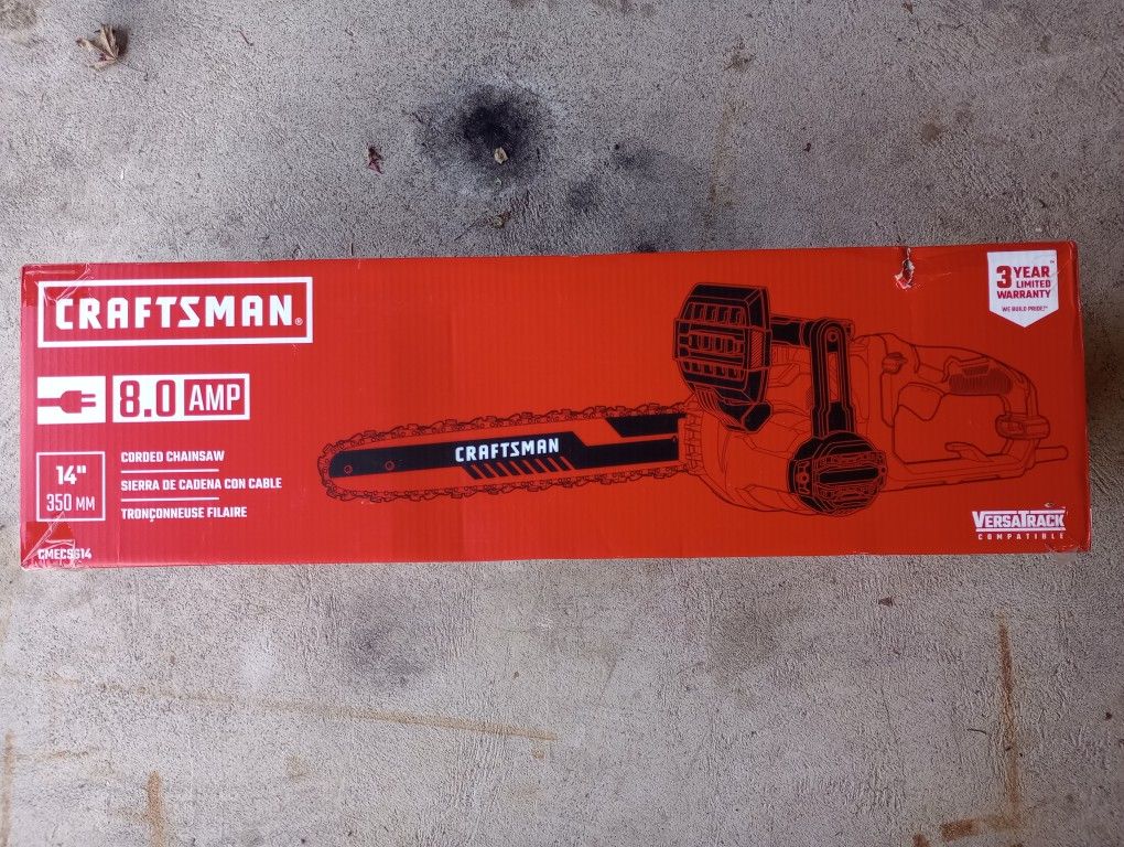 Brand New Craftsman Electric Chainsaw 