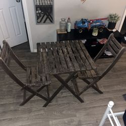 IKEA “ASKHOLMEN”  TABLE/CHAIR SET