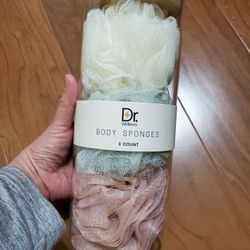 3 Pack Body Dr. Wellness Bath Sponge