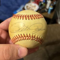 Pete Rose Game Used Ball