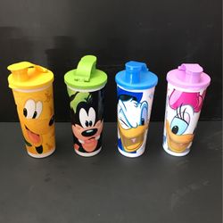 Set of 4 Tupperware Cups Disney Edition 16oz